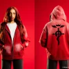 FMAB EDWARD ZIP UP HOODIE (RED) *PRE-ORDER*