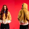 FMAB LING FLAME ZIP UP HOODIE (MUSTARD) *PRE-ORDER*