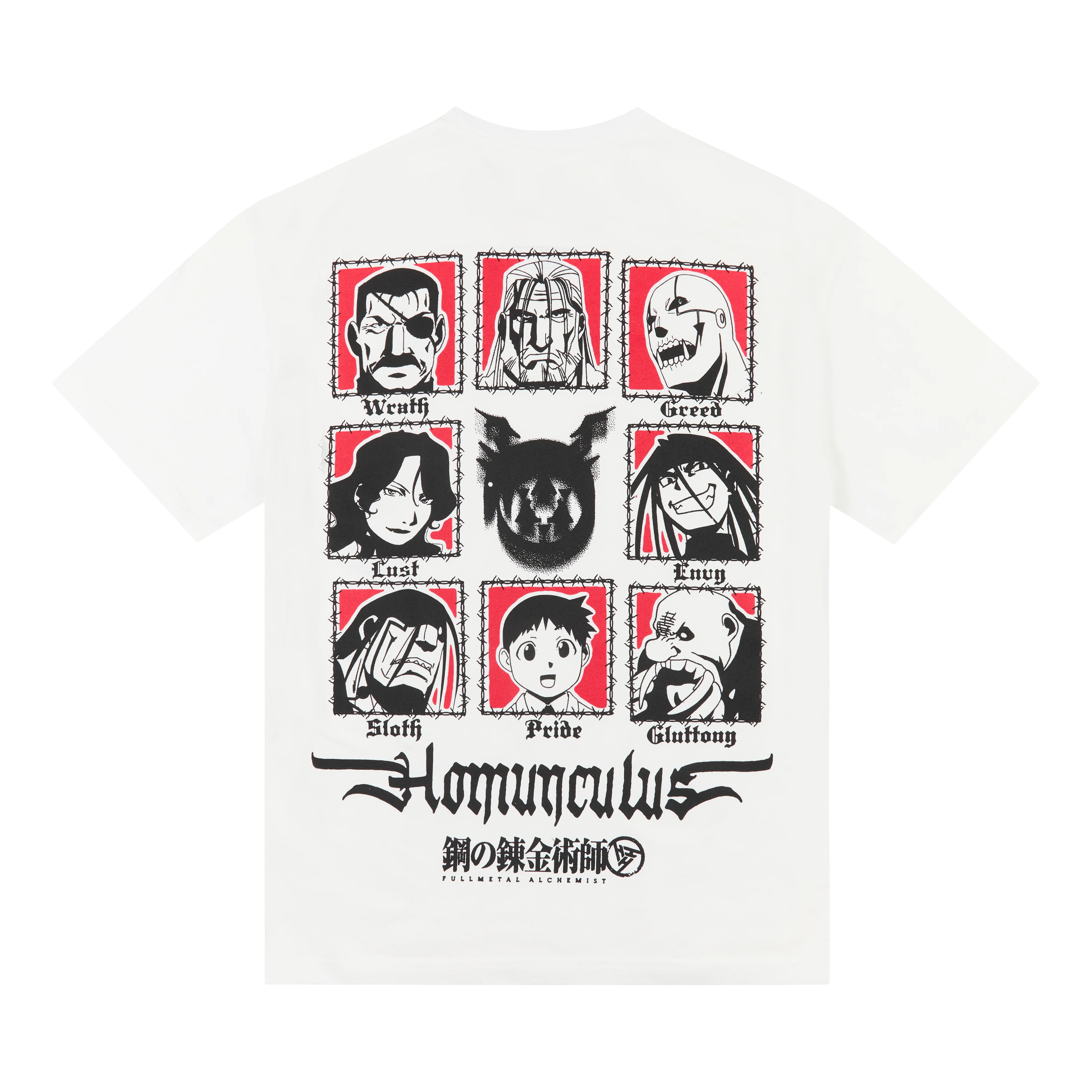 FMAB SINS SHIRT (WHITE) *PRE ORDER*