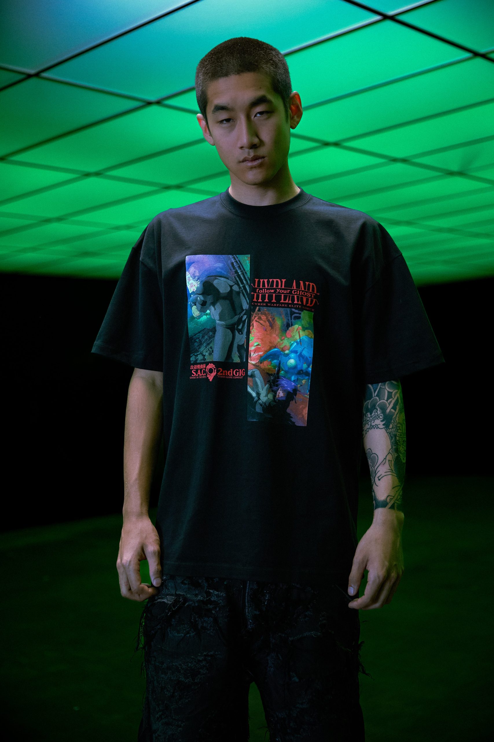 GITS CYBER WARFARE SHIRT (BLACK)