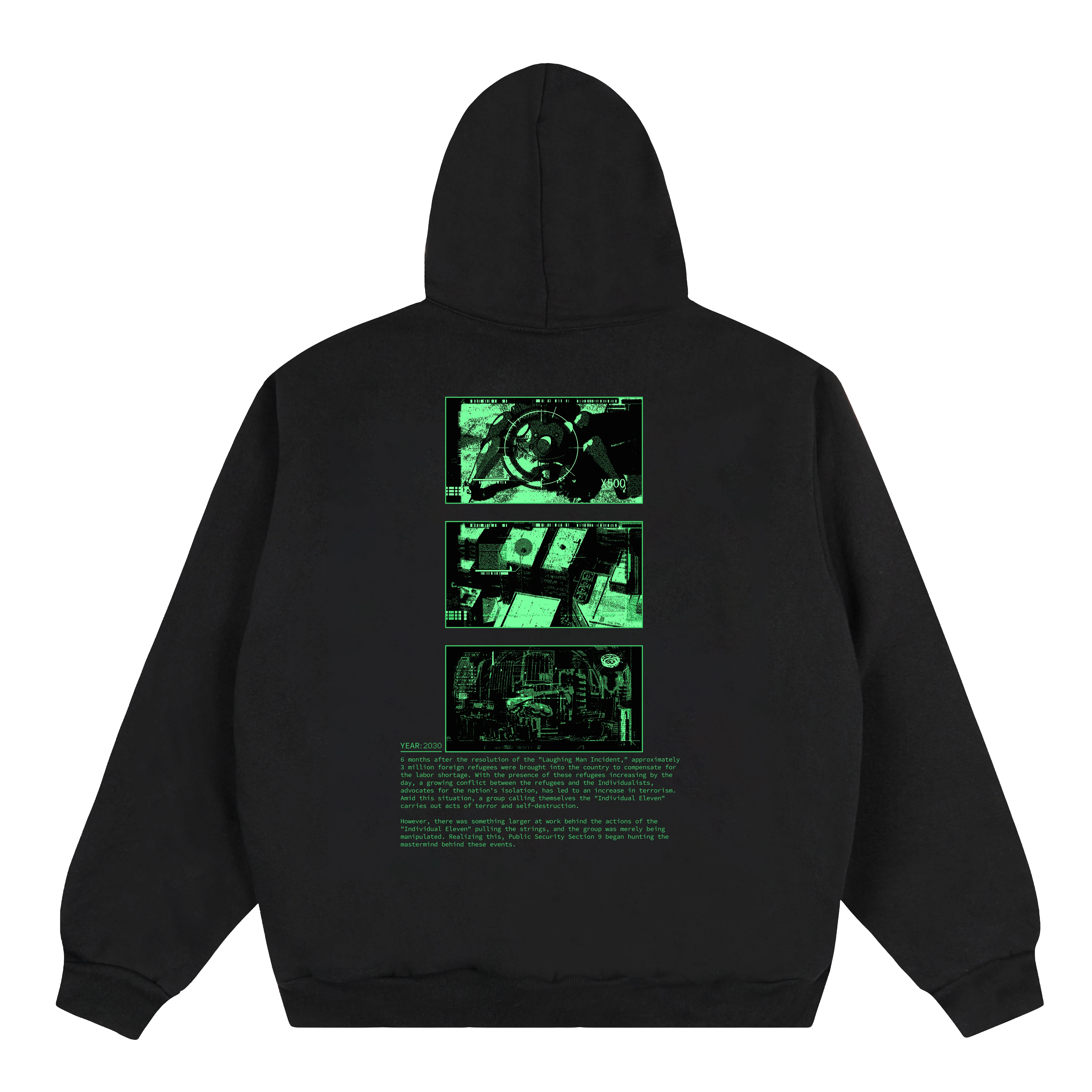 GITS DIGITAL HOODIE (BLACK)