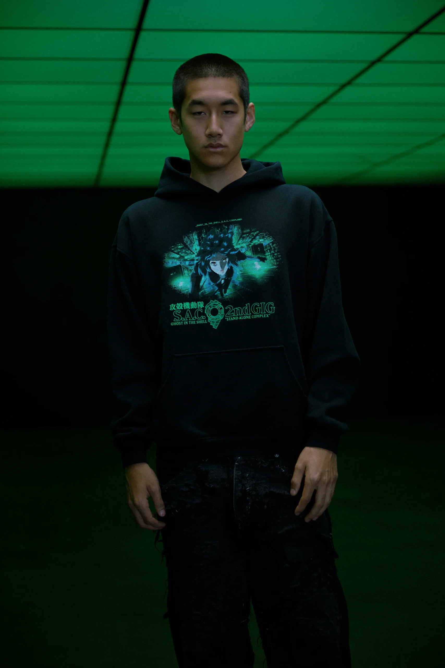 GITS DIGITAL HOODIE (BLACK)