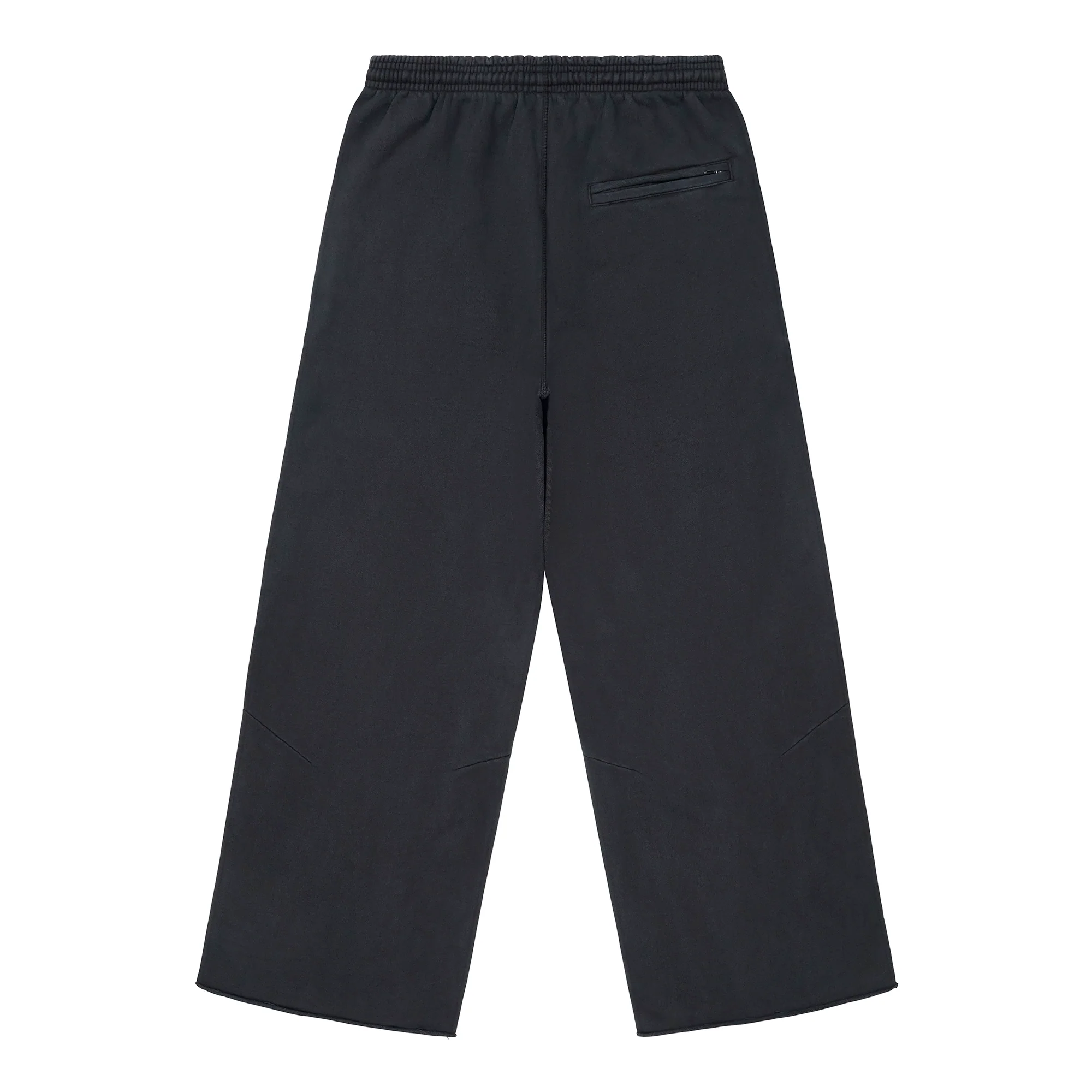 HYPLAND HEAVY WEIGHT PLEATED LOGO SWEAT PANTS (VINTAGE BLACK)