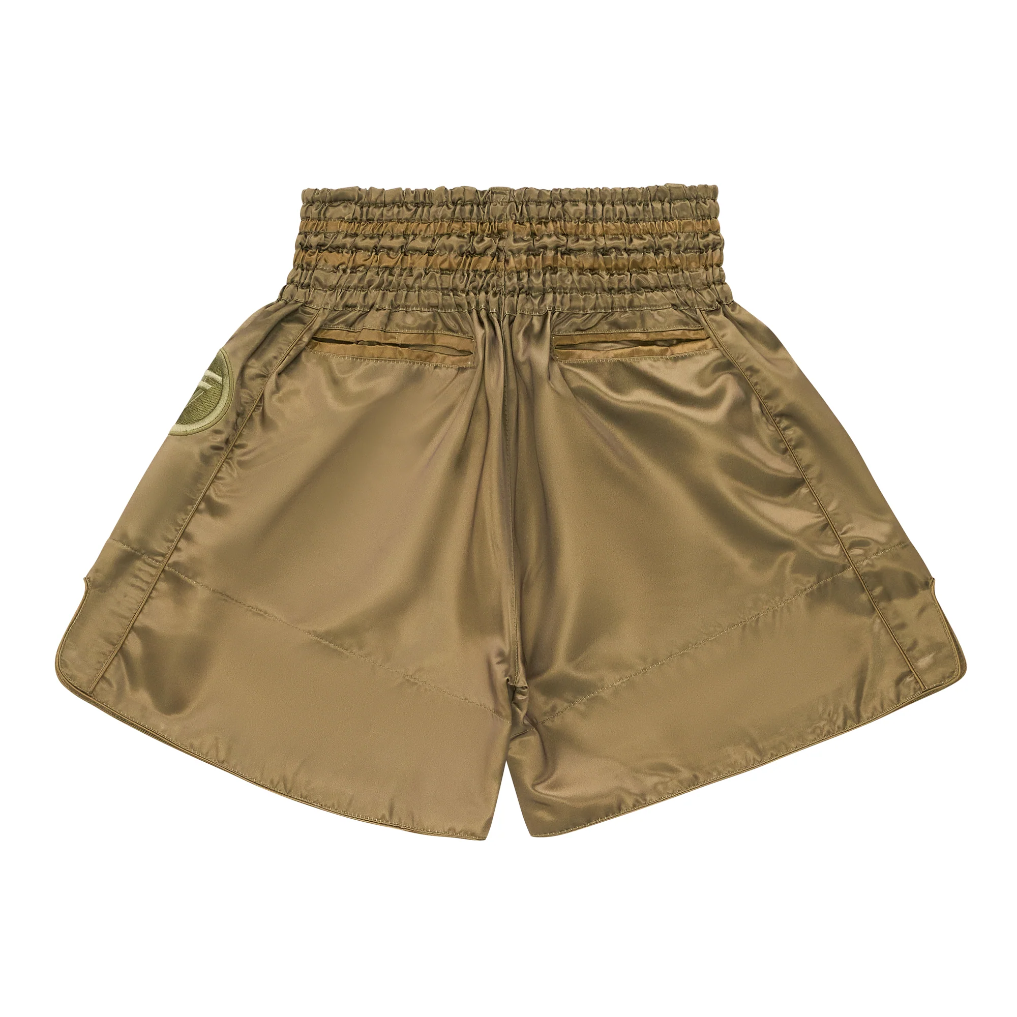 1657-hypland-muay-thai-shorts-olive-2.webp HYPLAND MUAY THAI SHORTS (OLIVE)
