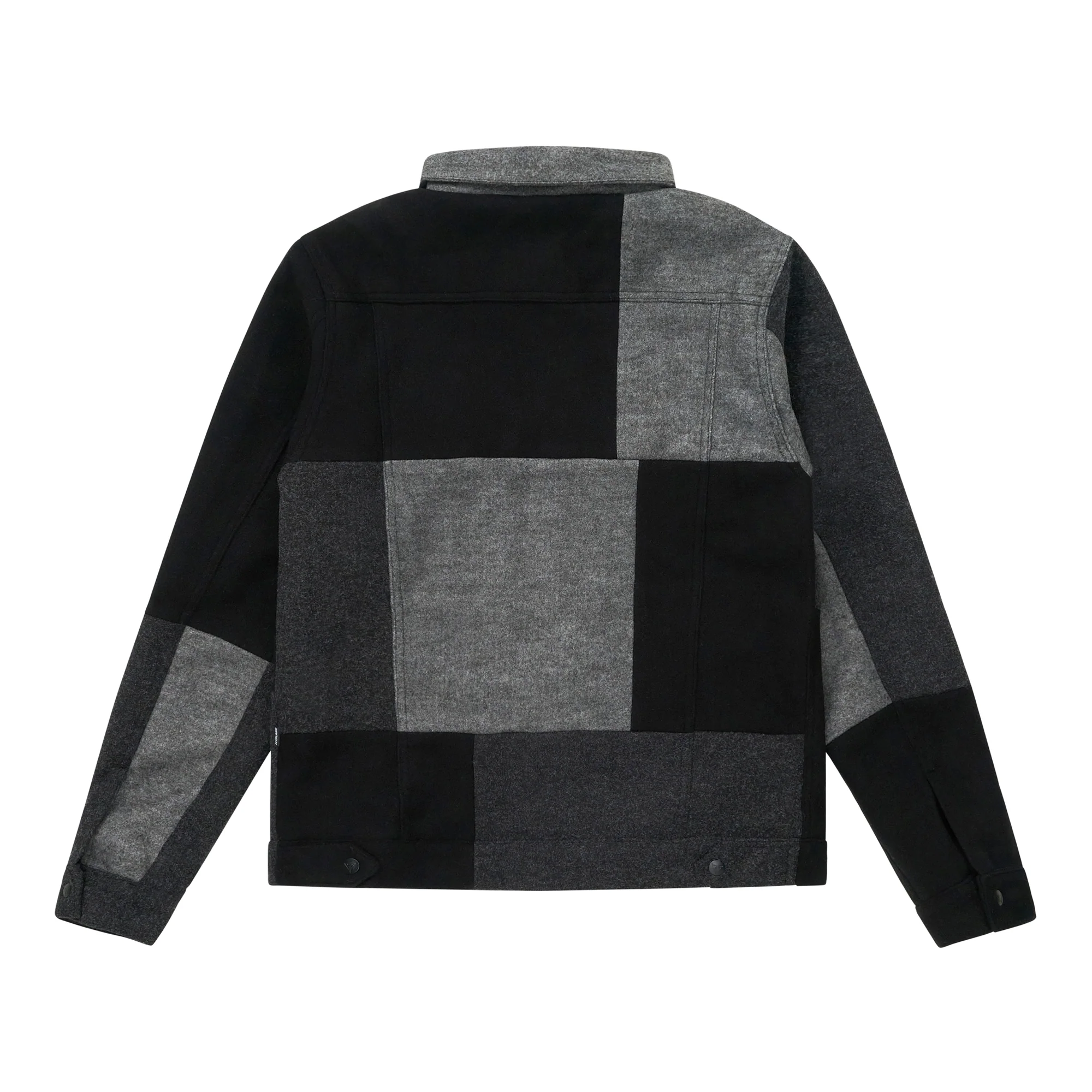 1733-hypland-wool-patchwork-trucker-jacket-black-2.webp HYPLAND WOOL PATCHWORK TRUCKER JACKET (BLACK)