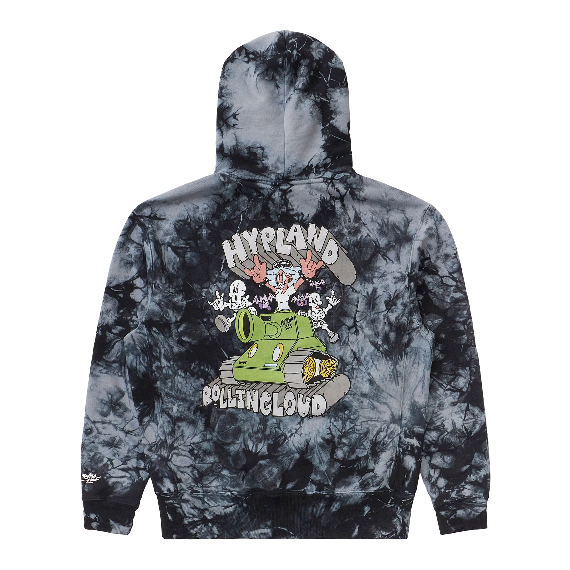 HYPLAND X ROLLING LOUD TANK HOODIE (TIE DYE)