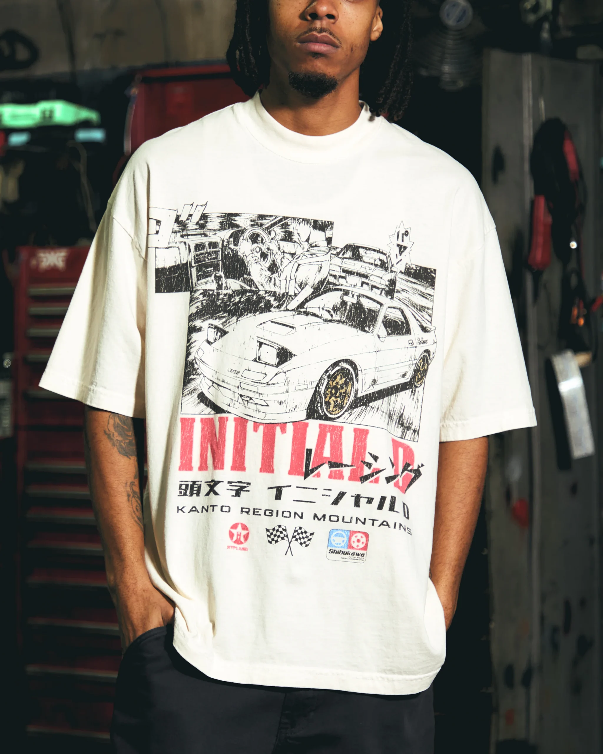 1833-small-small-variation-2.webp INITIAL D KANTO MOUNTAINS GAS SHIRT (CREAM)
