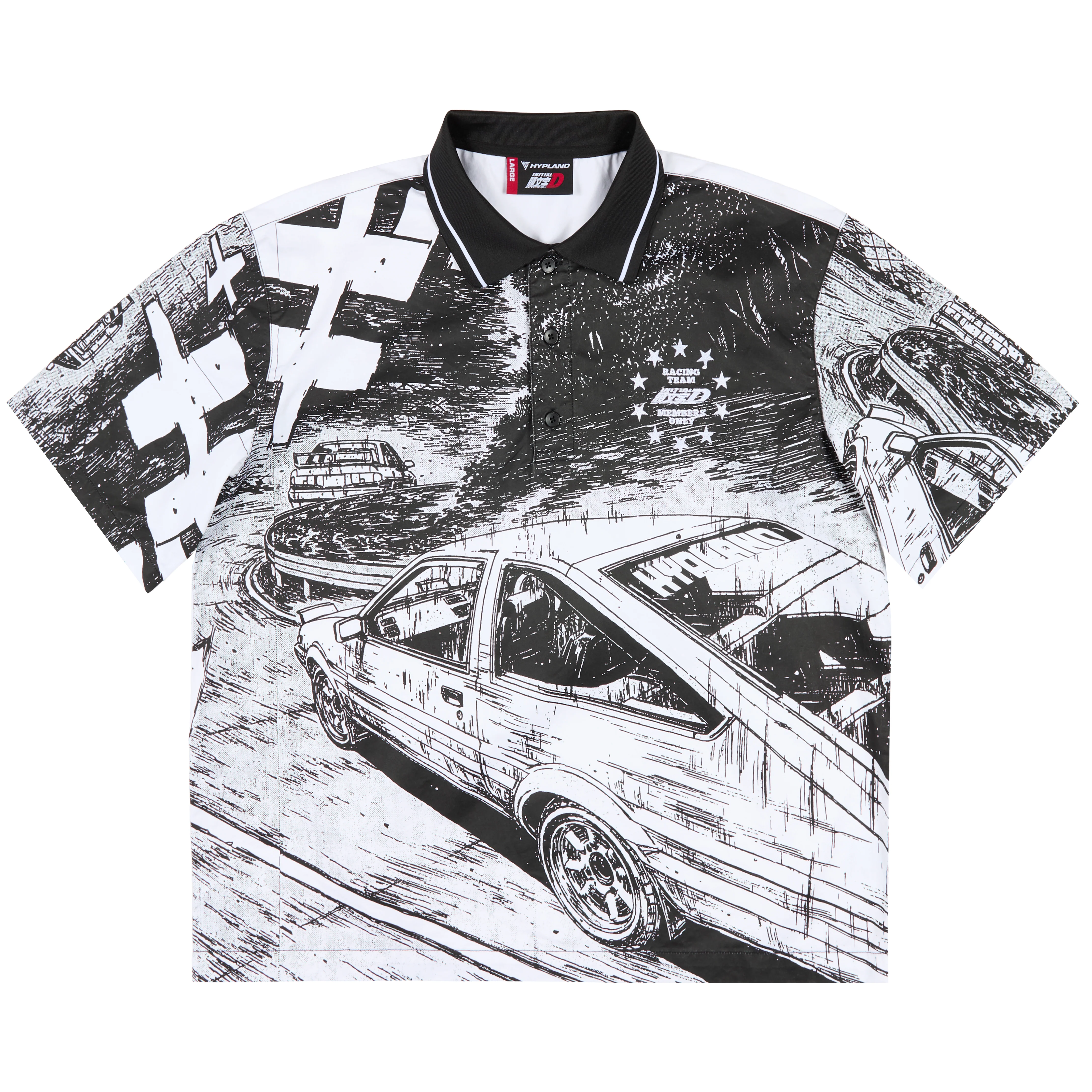 1839-initial-d-manga-polo-shirt-black-1.webp INITIAL D MANGA POLO SHIRT (BLACK)
