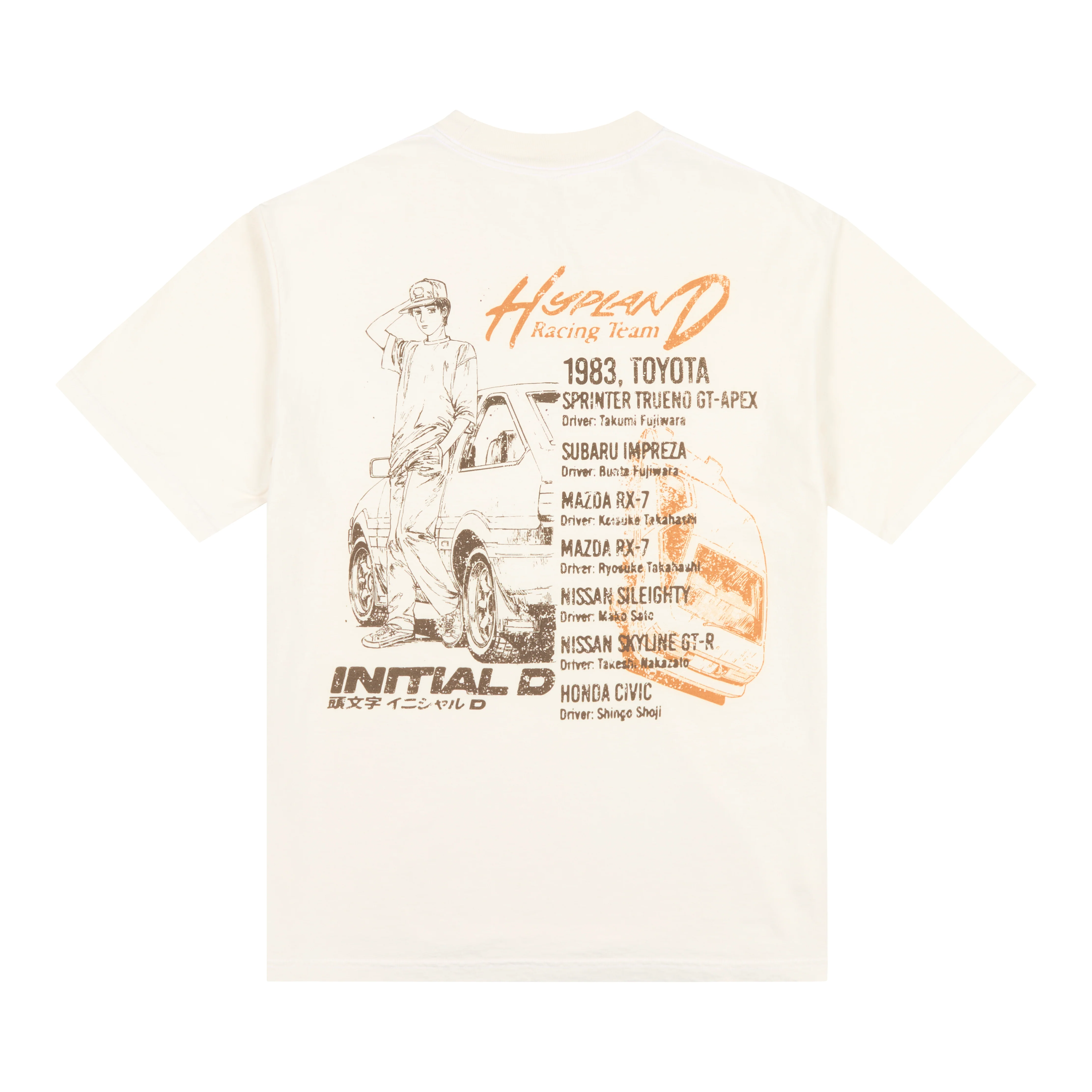 1868-initial-d-racing-team-shirt-cream-1.webp INITIAL D RACING TEAM SHIRT (CREAM)
