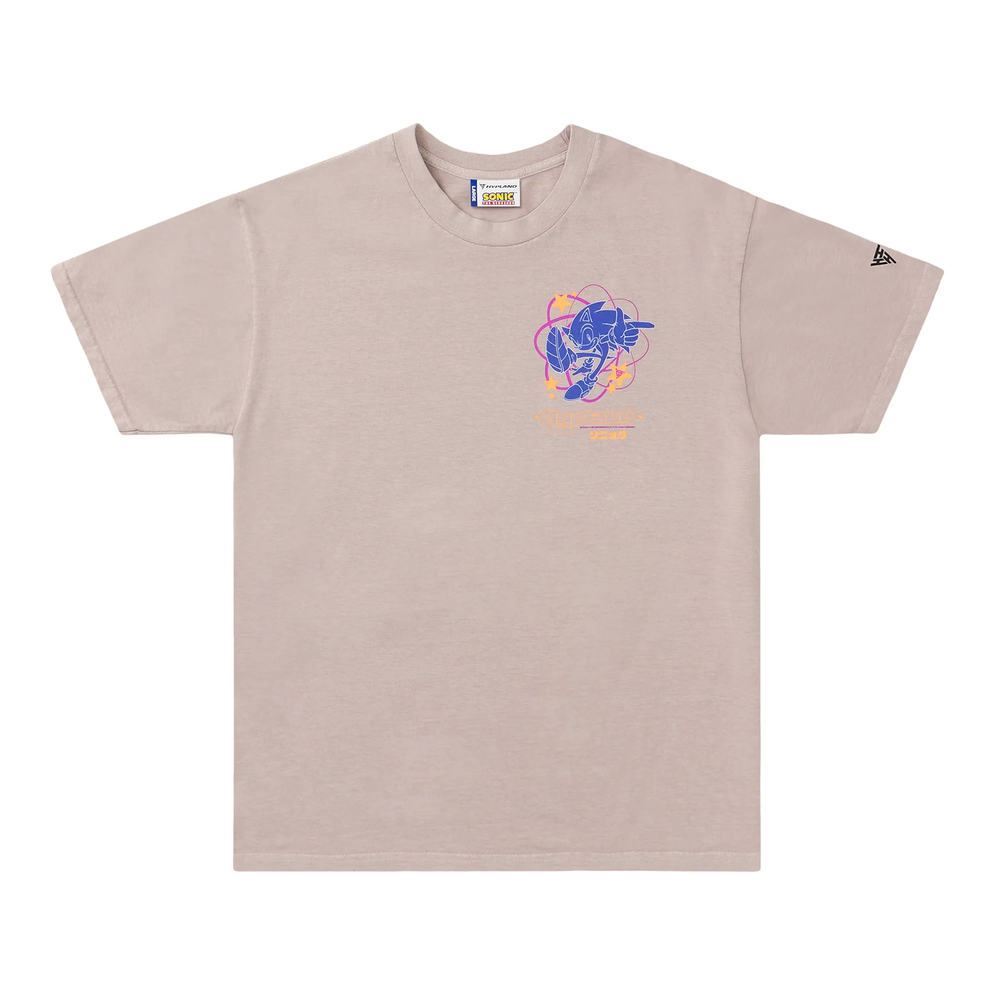 SONIC STARS T SHIRT (STONE GREY)