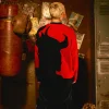STREET FIGHTER AKUMA CROPPED SWEATER (RED)