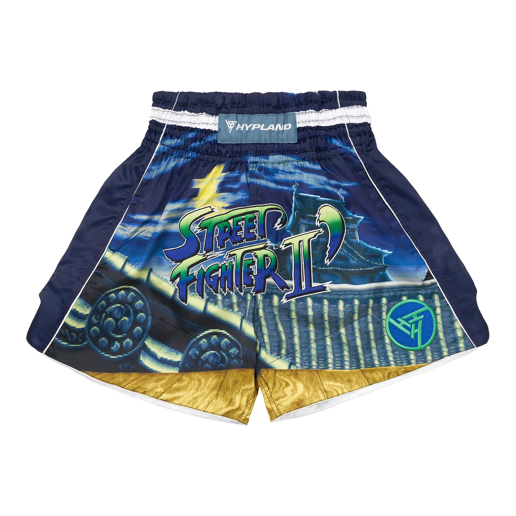 2449-street-fighter-castle-muay-thai-shorts-navy-1.webp STREET FIGHTER CASTLE MUAY THAI SHORTS (NAVY)