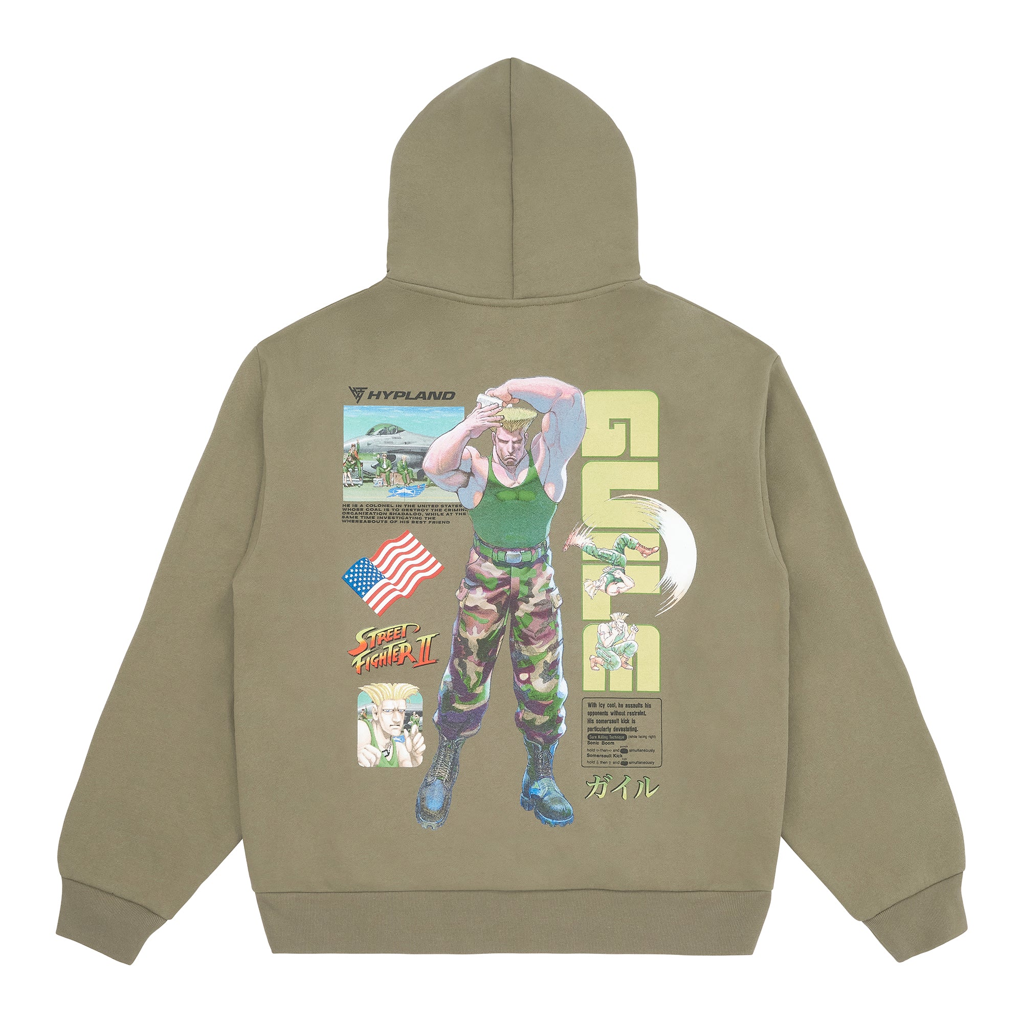 2485-street-fighter-guile-hoodie-army-2.jpg STREET FIGHTER GUILE HOODIE (ARMY)