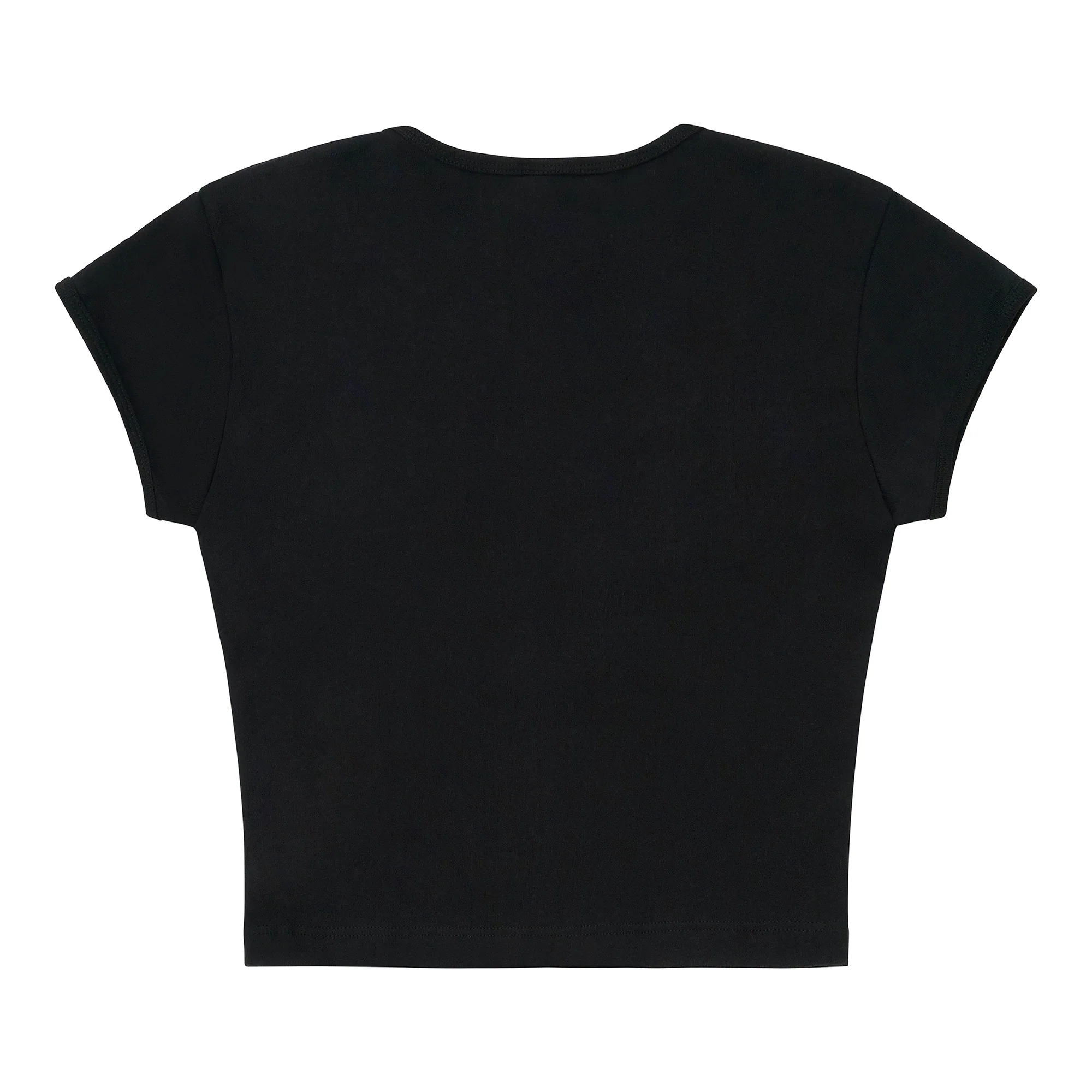 STREET FIGHTER WMNS DHALSIM FLAME BABY TEE (BLACK)