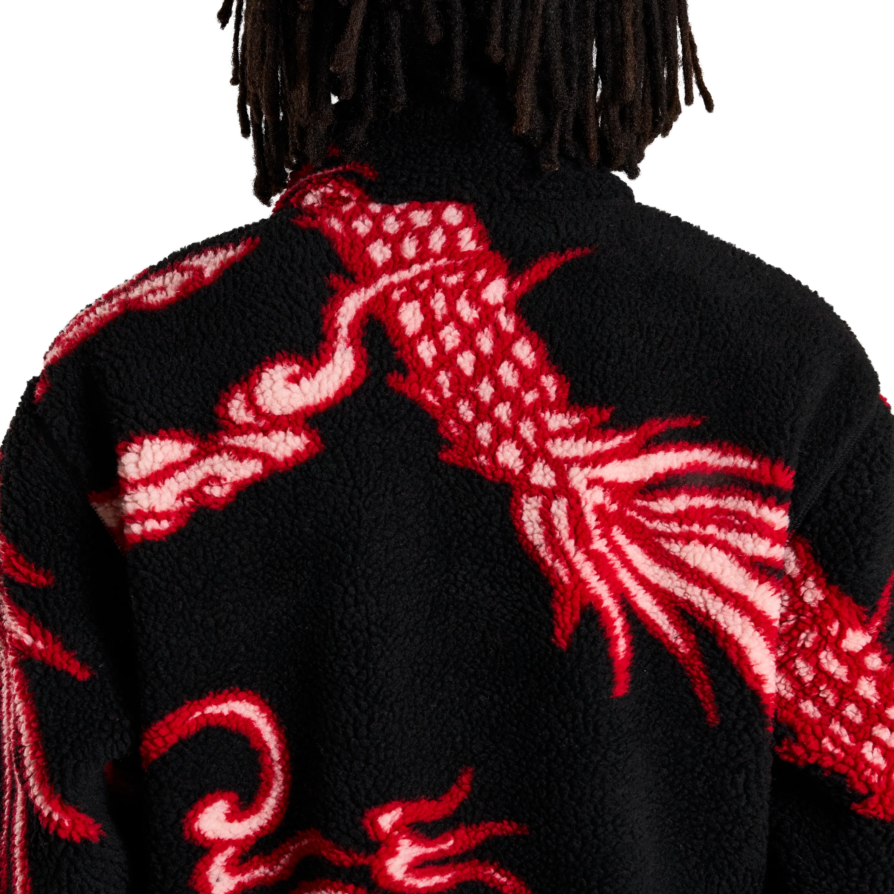 YEAR OF THE DRAGON SHERPA JACKET (BLACK)
