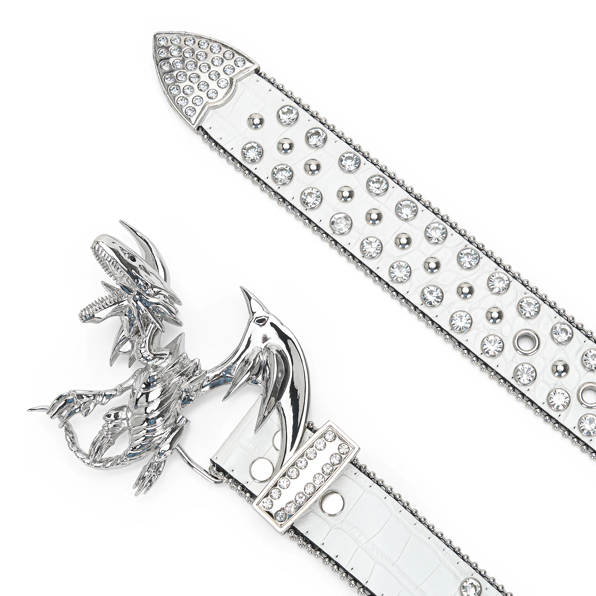YUGIOH BLUE EYES BELT (WHITE)