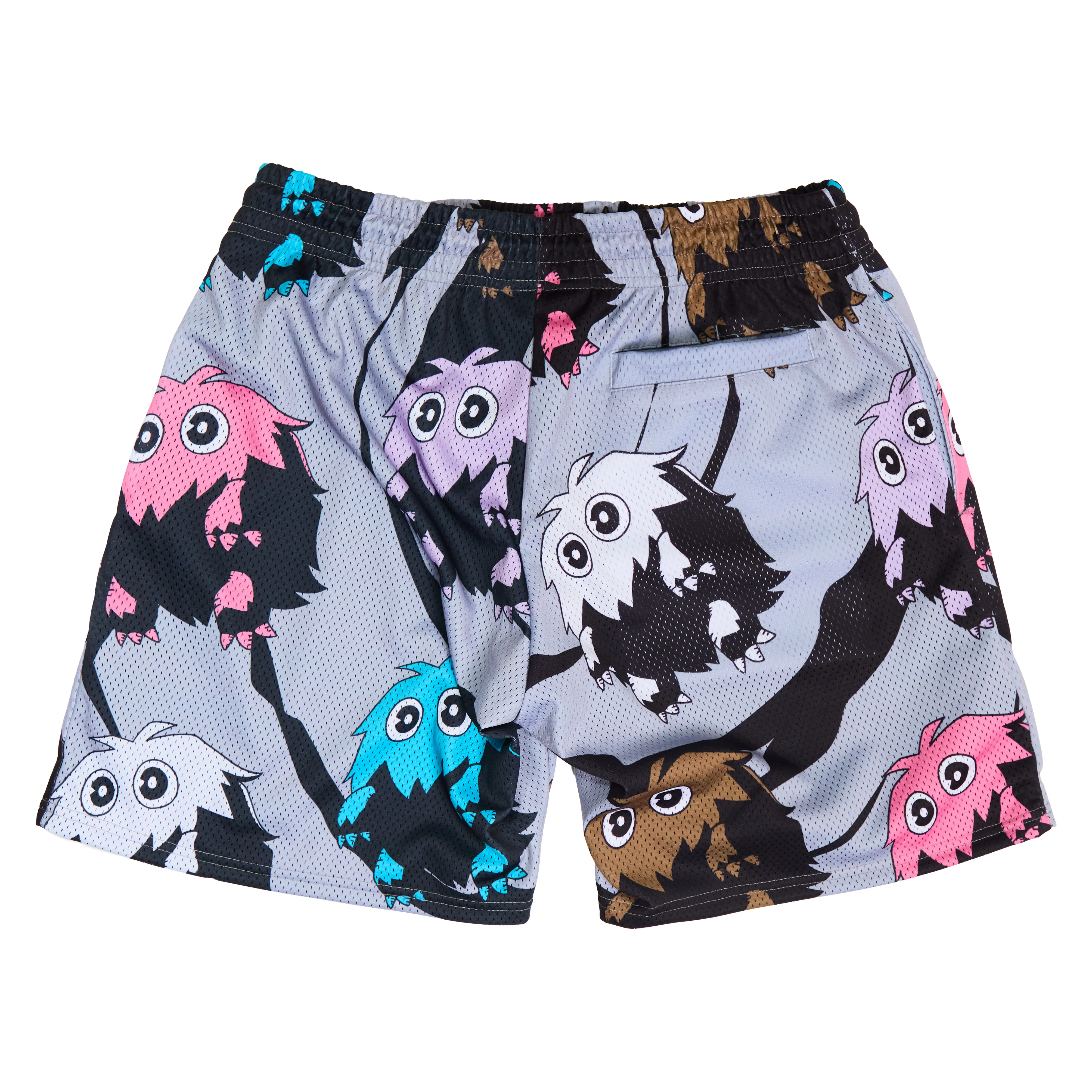 YUGIOH KURIBOH BROS MESH SHORTS (MULTI)