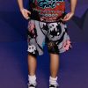 YUGIOH KURIBOH BROS MESH SHORTS (MULTI)