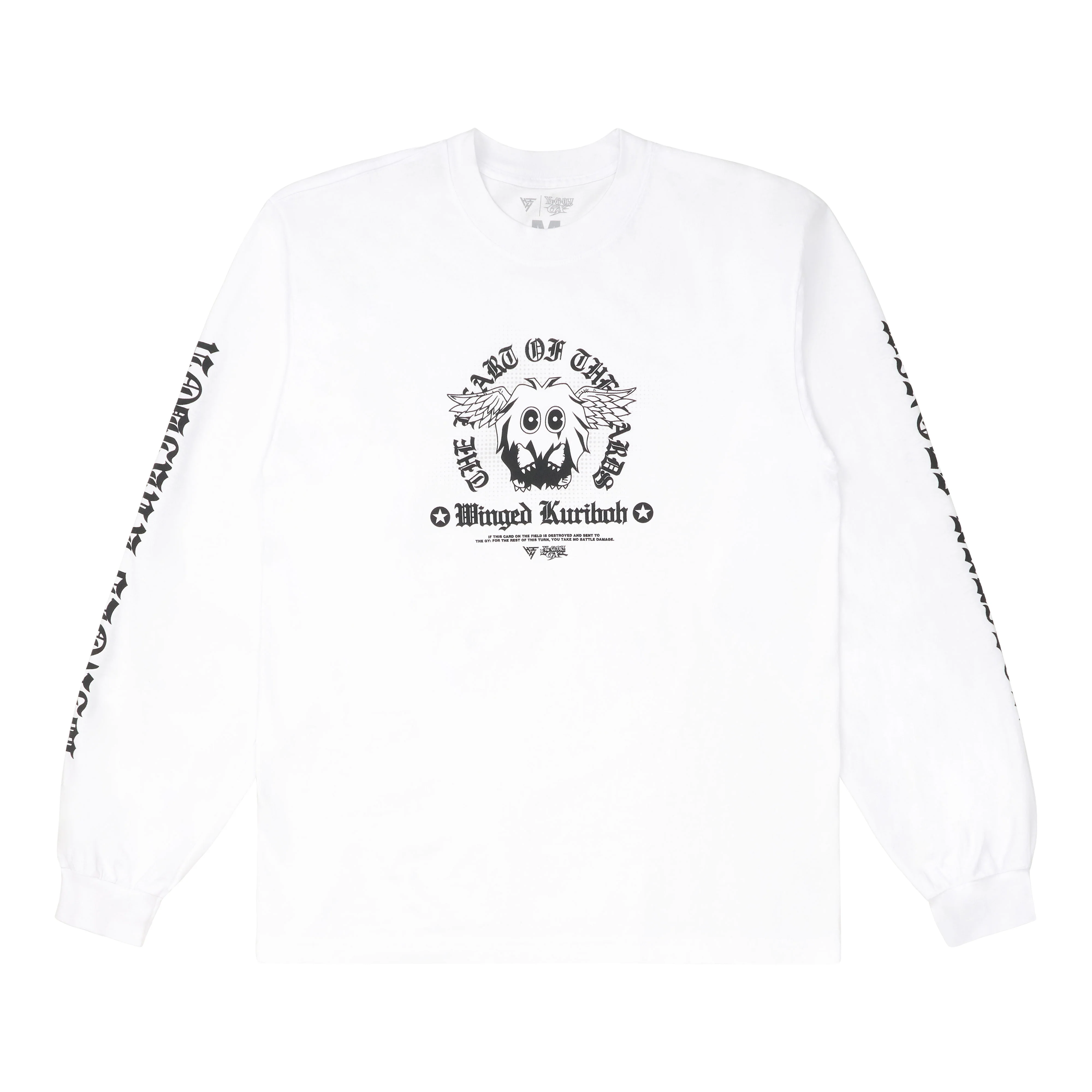 YUGIOH WINGED KURIBOH LONG SLEEVE SHIRT (WHITE)