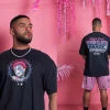 DEMON SLAYER AKAZA THORNS SHIRT (NAVY)