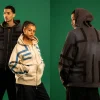 DEMON SLAYER AKAZA ZIP UP HOODIE (CREAM)