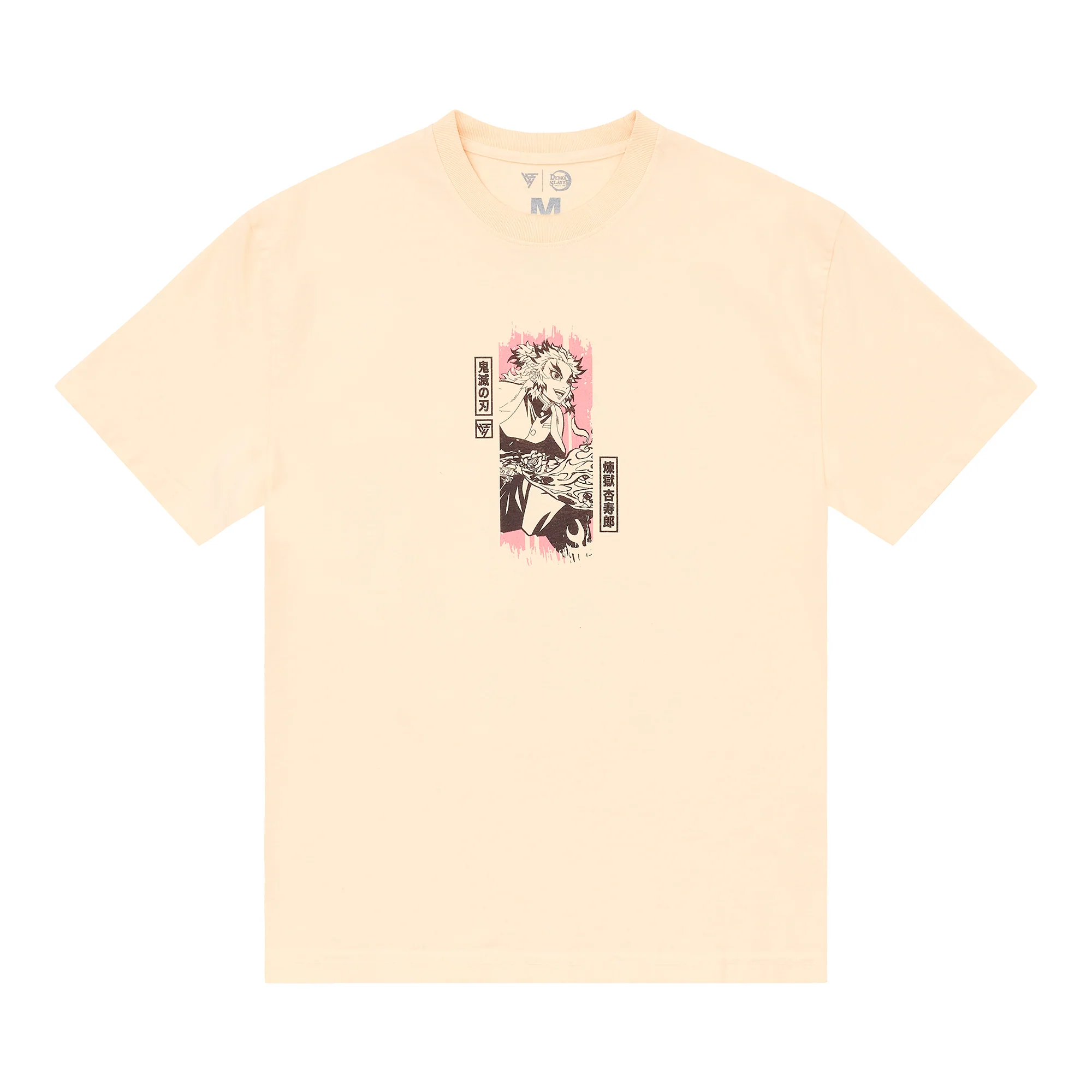 DEMON SLAYER FLAME HASHIRA SHIRT (CREAM)