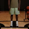 DEMON SLAYER GYOMEI MESH SHORTS (GREEN)