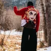 DEMON SLAYER RENGOKU SHERPA JACKET (RED)