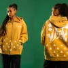DEMON SLAYER ZENITSU GRADIENT HOODIE (MUSTARD)
