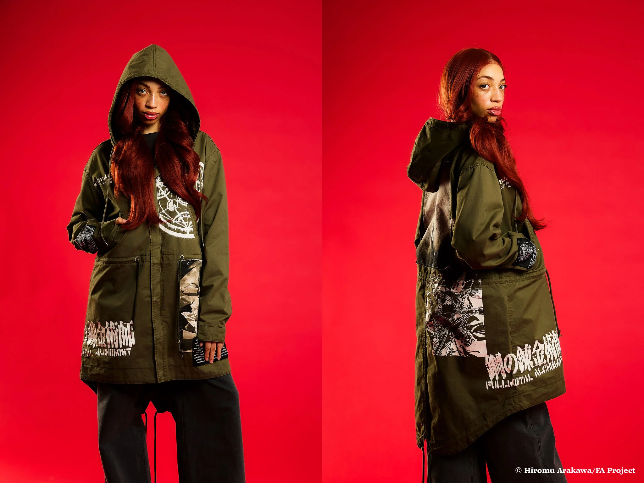 FMAB ALCHEMY PARKA JACKET (OLIVE)